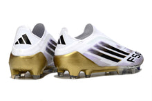 Carregar imagem no visualizador da galeria, Adidas F50 Elite Laceless FG - Branco Dourado
