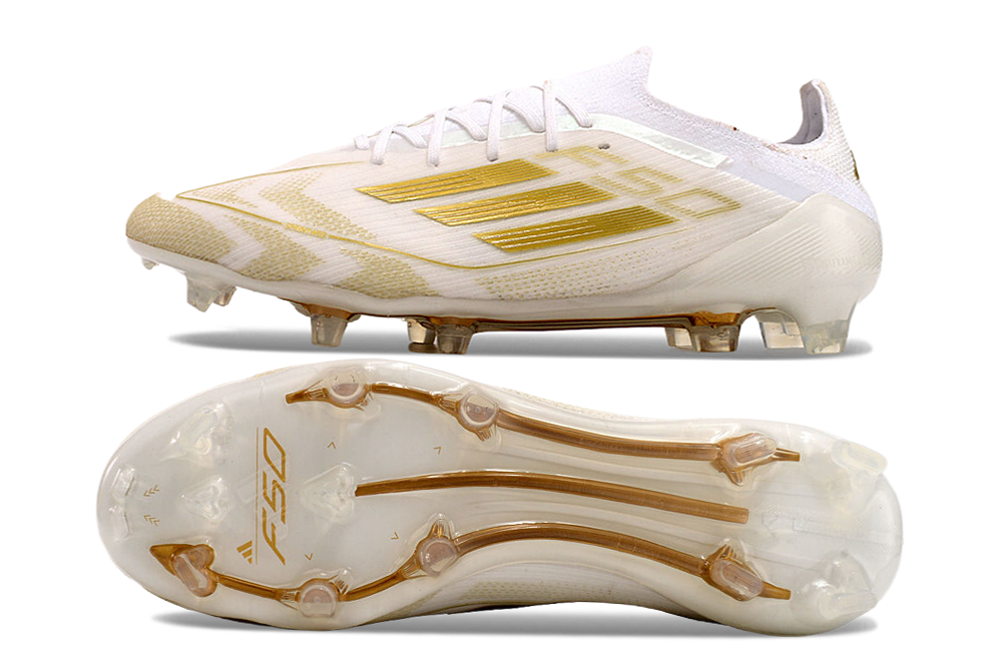 Adidas F50 Elite FG - Branco Dourado – Acstorechuteiras