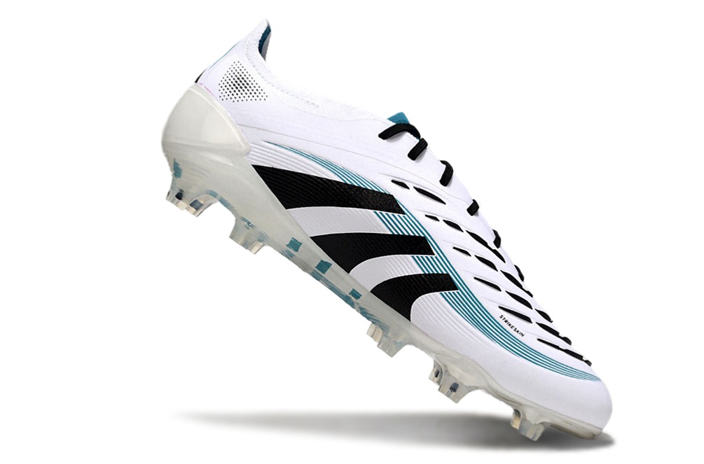 Adidas Predator 25 Elite FG - Branco Azul – Acstorechuteiras Adidas Predator 25 Elite FG - Branco Azul – Acstorechuteiras