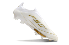 Carregar imagem no visualizador da galeria, Adidas F50 Elite + FG - Branco Dourado
