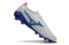 Carregar imagem no visualizador da galeria, Mizuno Morelia Neo IV Made In Japan FG - Branca Azul
