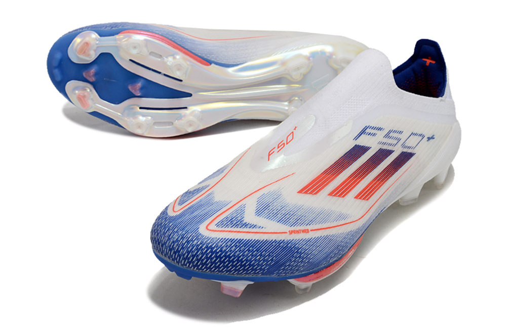 Adidas F50 Elite + FG - Branco Azul – Acstorechuteiras