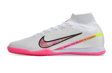 Carregar imagem no visualizador da galeria, Nike Air Zoom Mercurial Superfly 9 Elite Futsal - Branco Rosa
