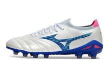 Carregar imagem no visualizador da galeria, Mizuno Morelia Neo IV Made In Japan FG - Branca Azul
