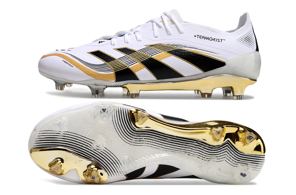 Adidas Predator 25 Elite FG - Branco Dourado – Acstorechuteiras