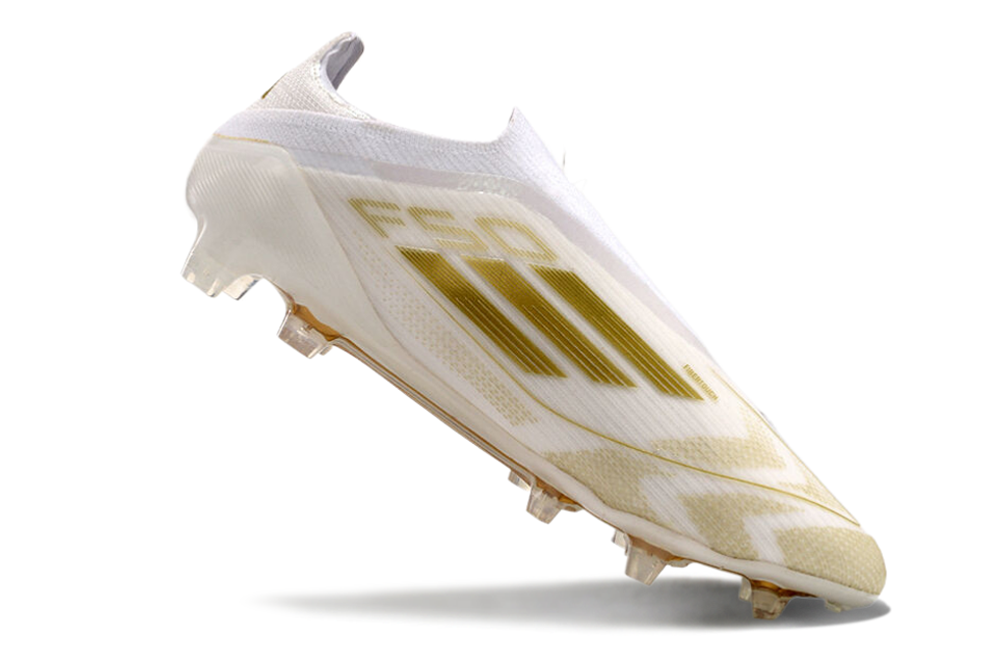 Adidas F50 Elite Laceless FG - Branco Dourado – Acstorechuteiras
