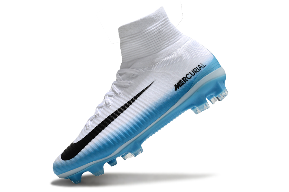 Nike Mercurial Zoom Superfly 5 Elite FG - Branco Azul