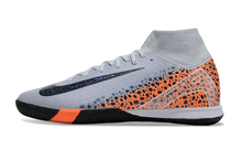 Carregar imagem no visualizador da galeria, Nike Air Zoom Mercurial Superfly 10 Elite Futsal - Cinza Laranja
