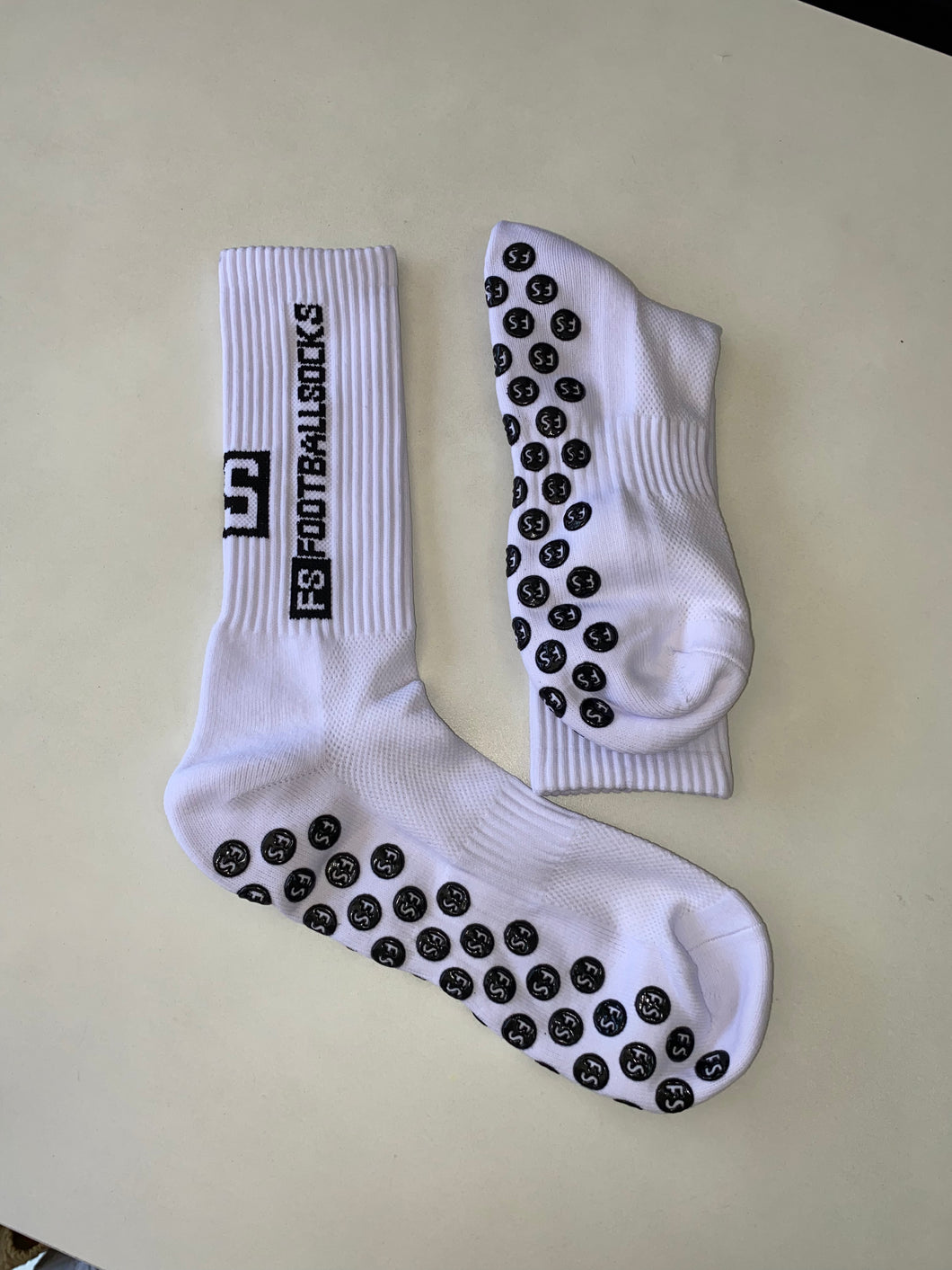 Meia Antiderrapante FS Branco
