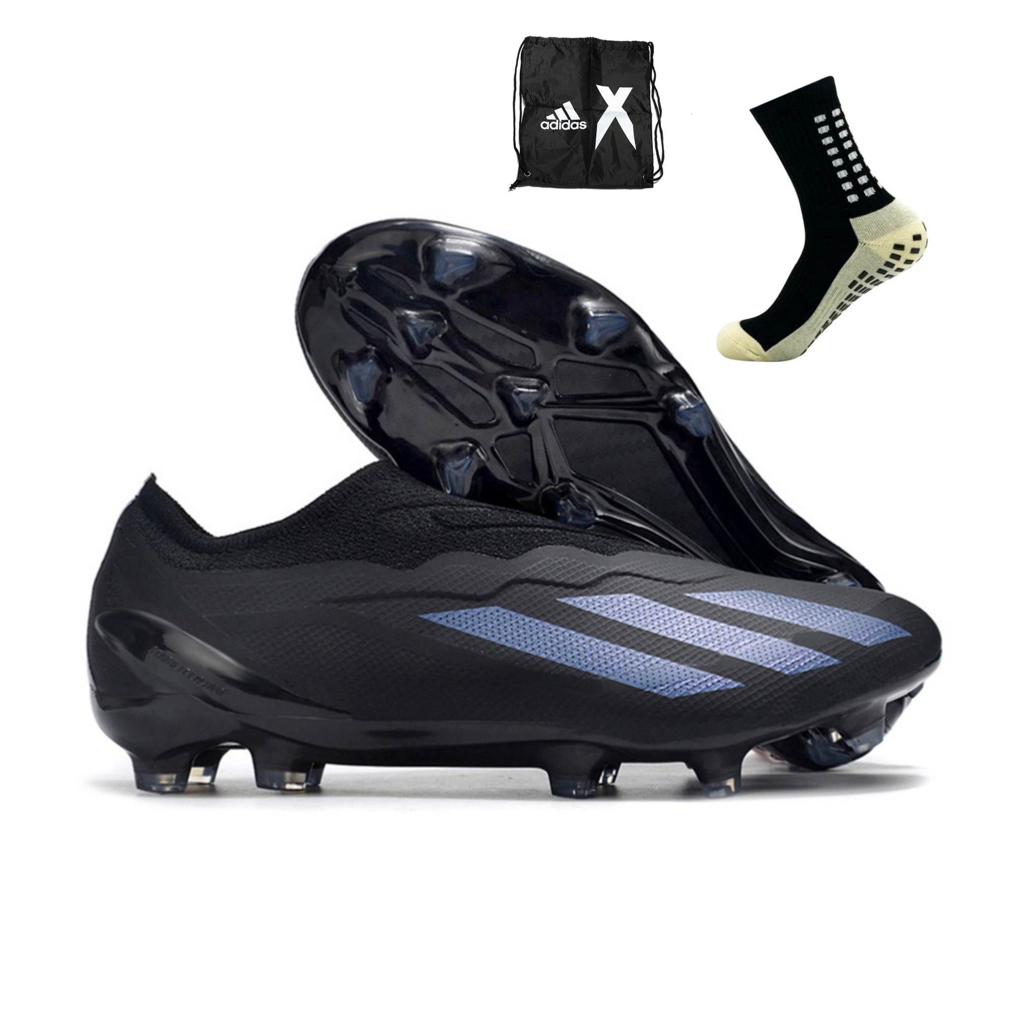 Adidas X Crazyfast .1 Laceless FG - Preto – Acstorechuteiras