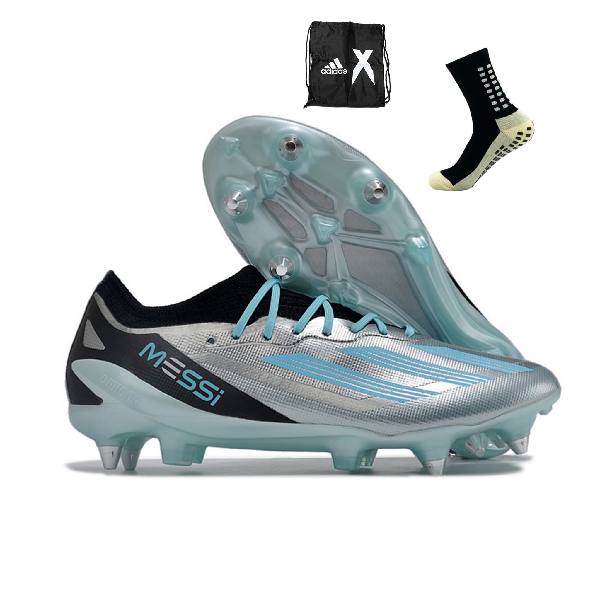 Adidas X Crazyfast.1 SG - Messi Prata – Acstorechuteiras