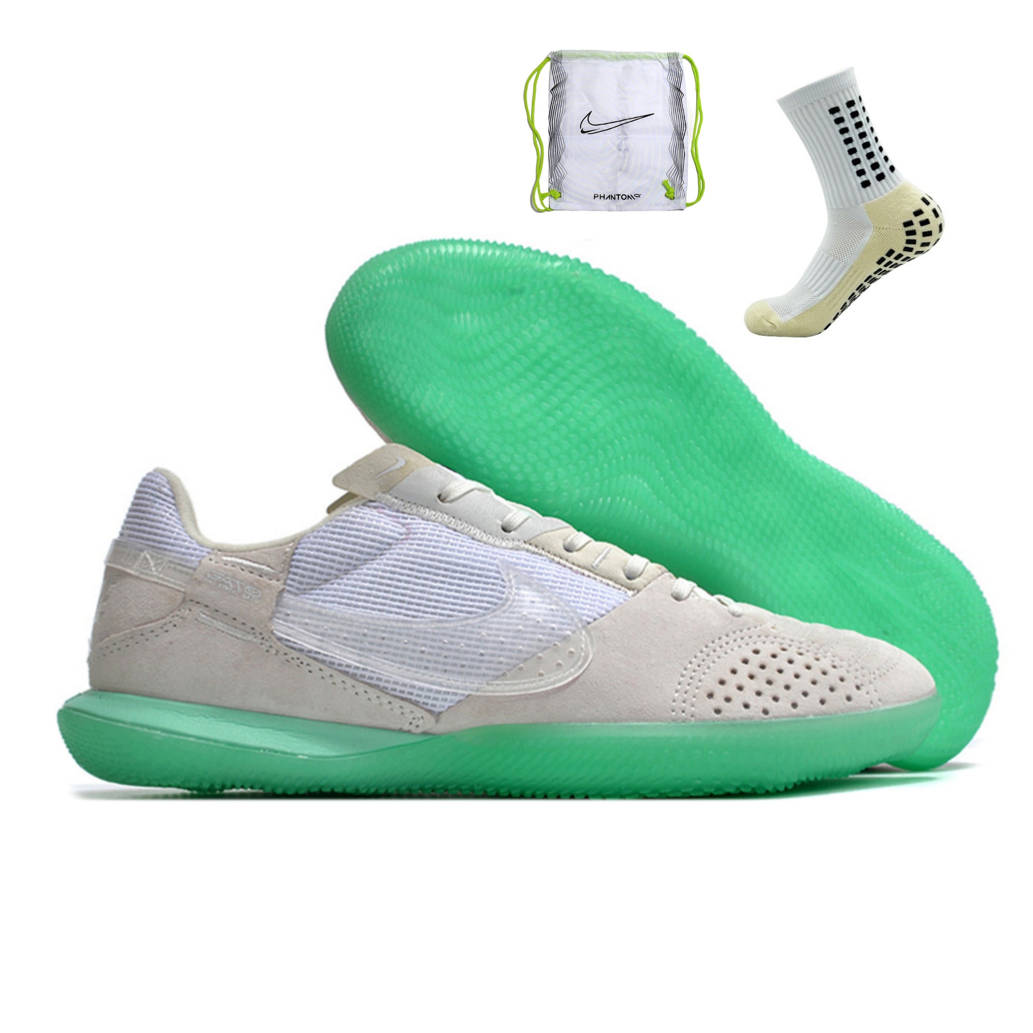Nike Street Gato Futsal - Cinza Verde – Acstorechuteiras
