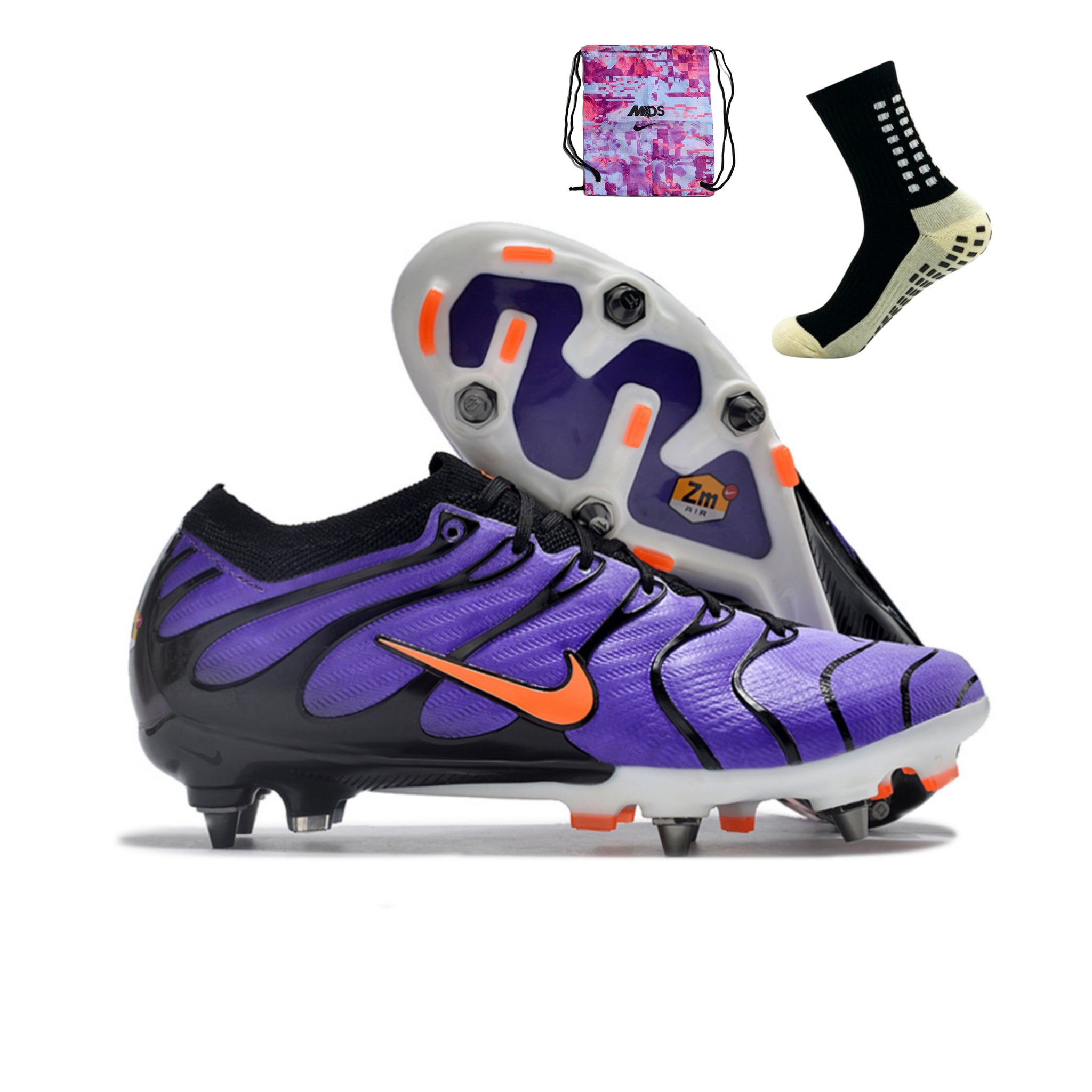 Nike Zoom Mercurial シューズ パープル Nike Air Zoom Mercurial Vapor 15 Elite SG TRAVA MISTA - Roxo