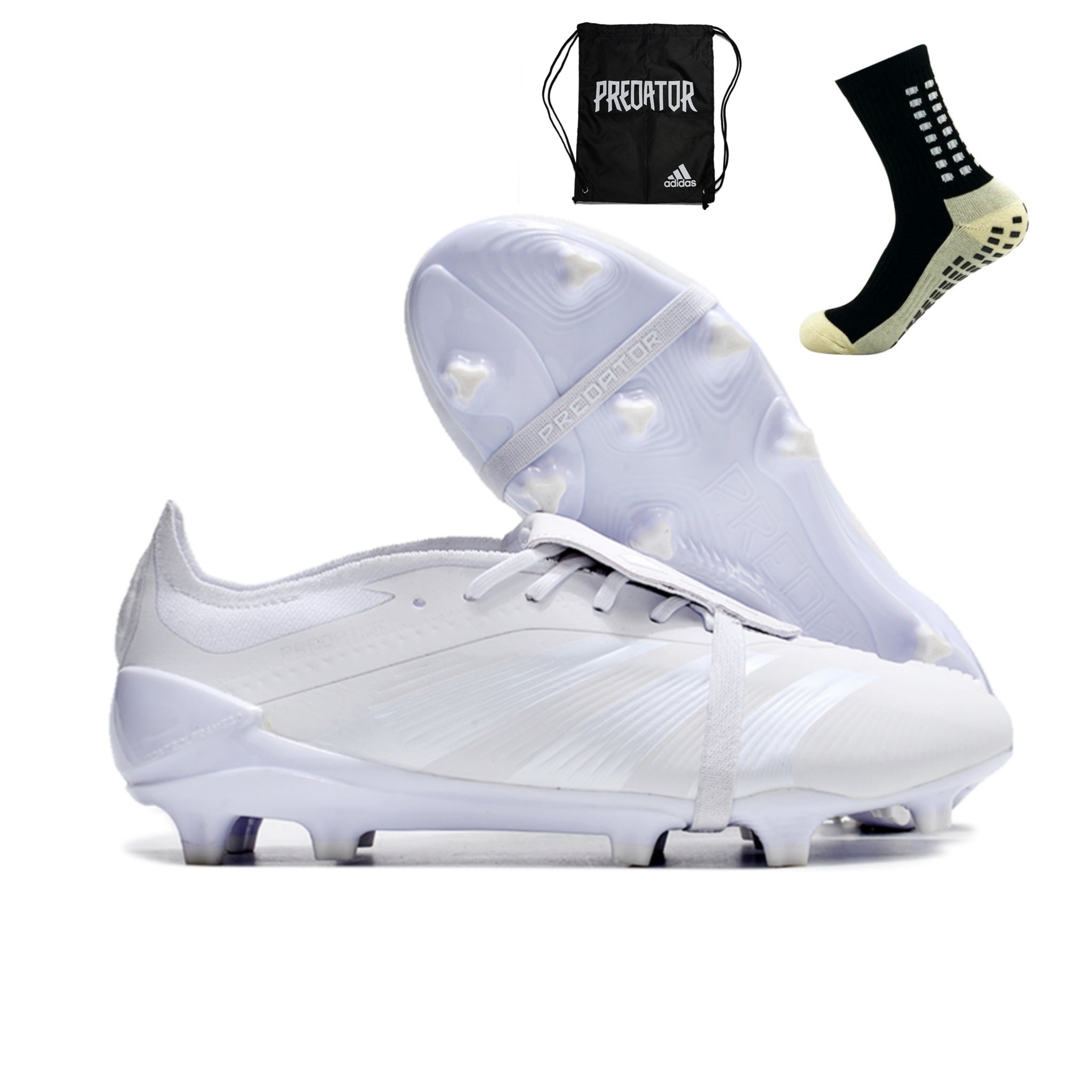 Adidas Predator Elite Tongue FG - Branco – Acstorechuteiras