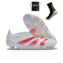 Carregar imagem no visualizador da galeria, Adidas Predator Elite Tongue FG - Branco Vermelho
