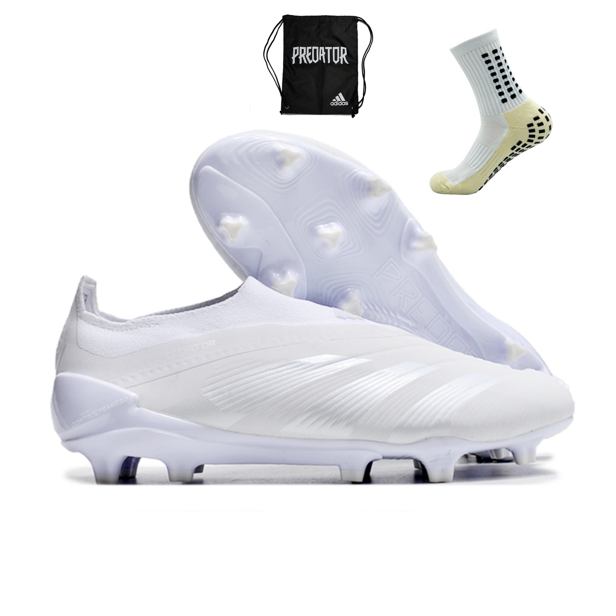Adidas Predator Elite + FG - Branco – Acstorechuteiras