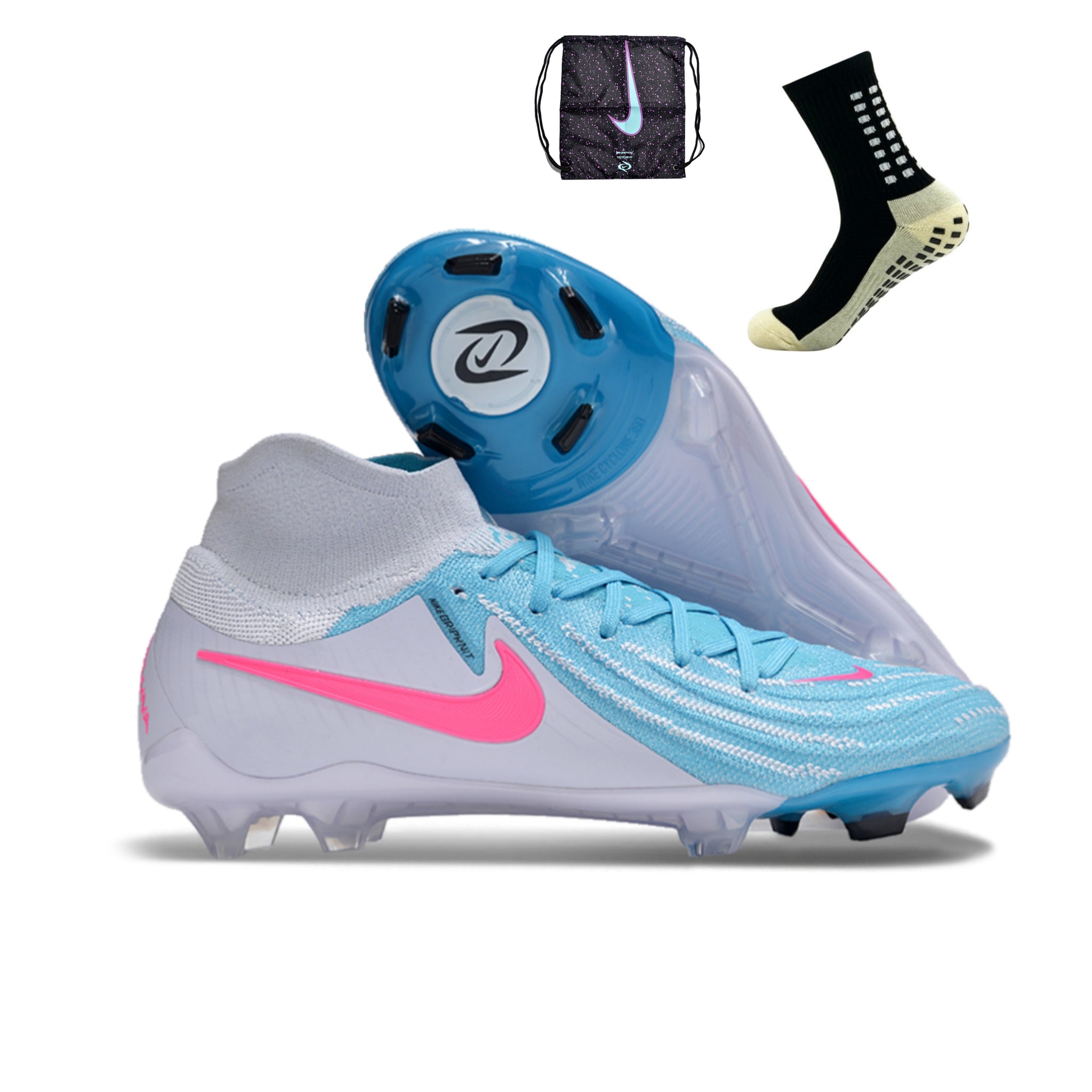 Nike Phantom Luna Elite II FG - Azul Branco – Acstorechuteiras
