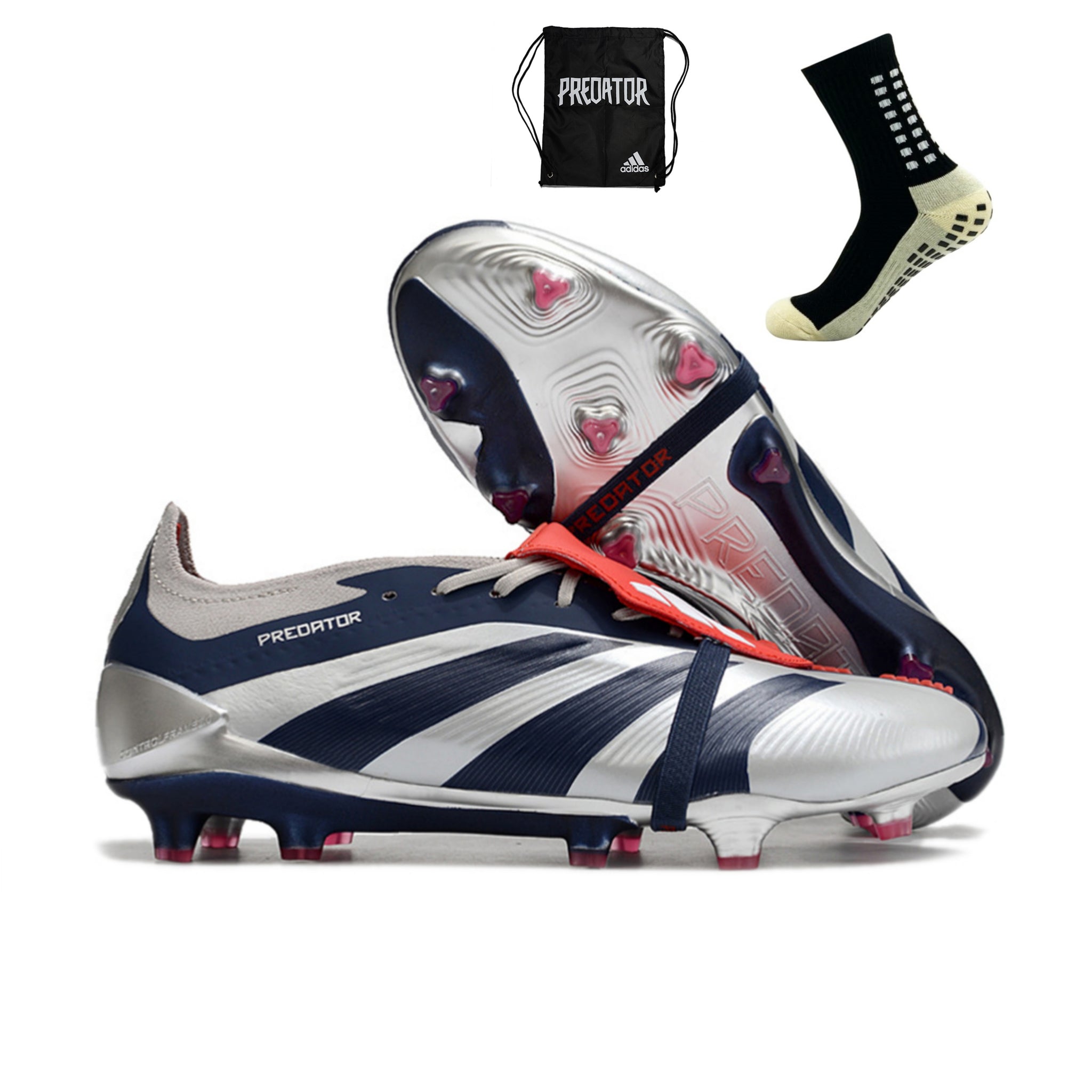 Adidas Predator Elite Tongue FG - Prata – Acstorechuteiras