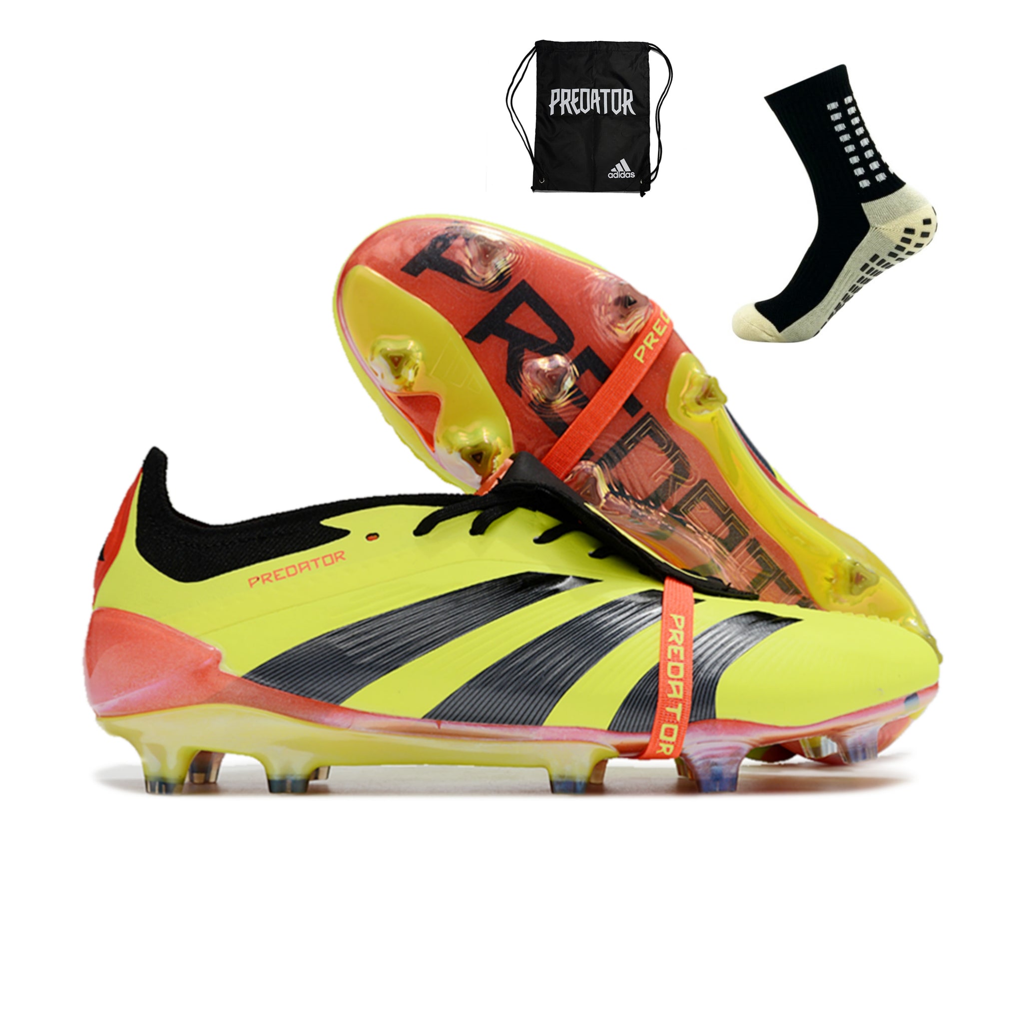 Adidas Predator Elite Tongue FG - Amarelo – Acstorechuteiras Adidas Predator Elite Tongue FG - Amarelo – Acstorechuteiras