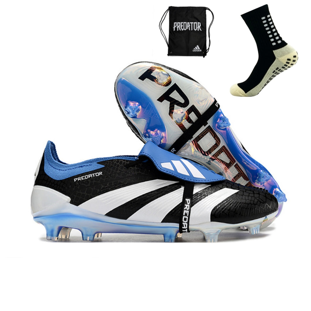 Adidas Predator Elite Tongue FG - Preto Azul