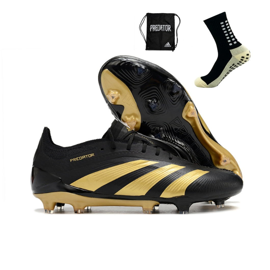 Adidas Predator Elite FG - Preto Dourado