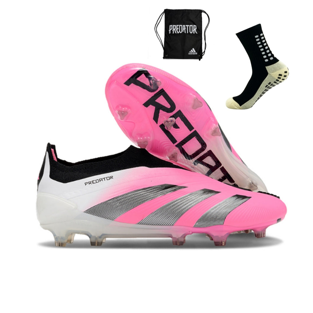 Adidas Predator Elite + FG - Branco Rosa