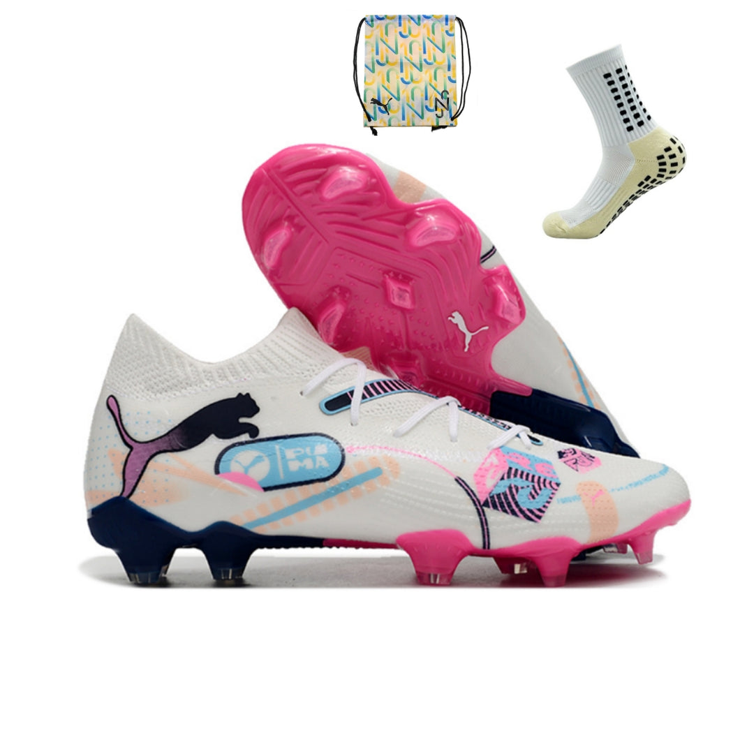 Puma Future 7 FTR FG - Branco Rosa