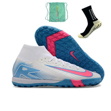 Carregar imagem no visualizador da galeria, Nike Air Zoom Superfly 10 Society Elite TF - Branco Azul Rosa
