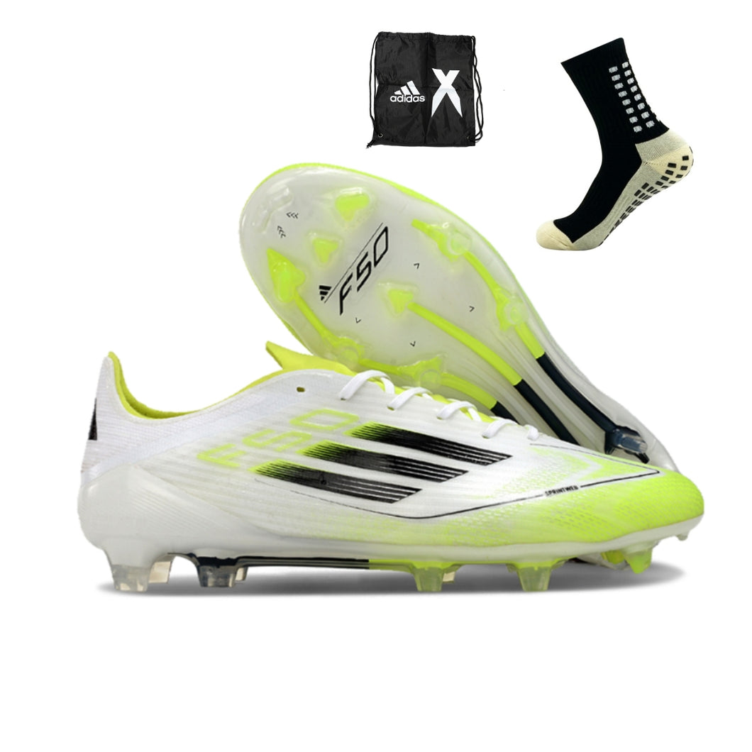 Adidas F50 Elite FG - Branco Verde