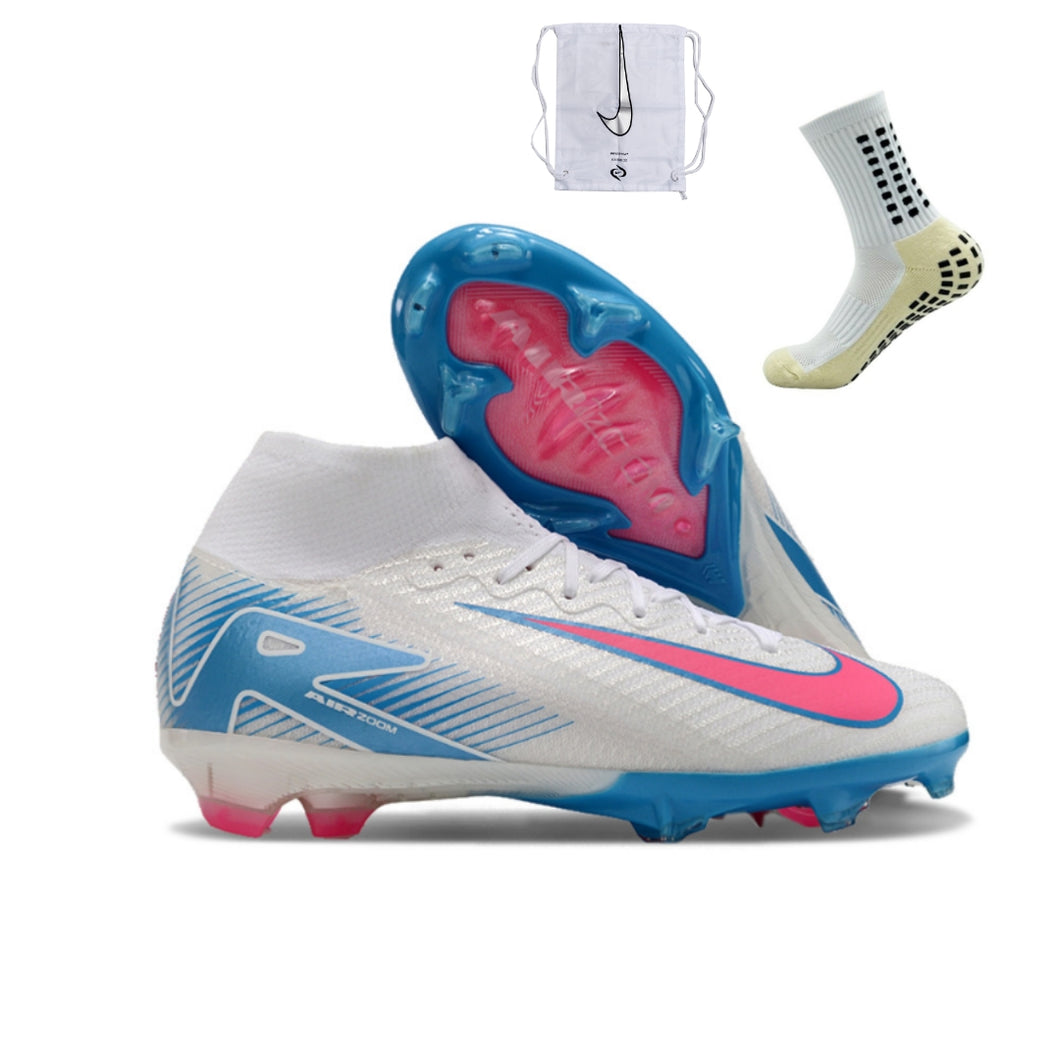 Nike Air Zoom Superfly 10 Elite FG - Branco Azul