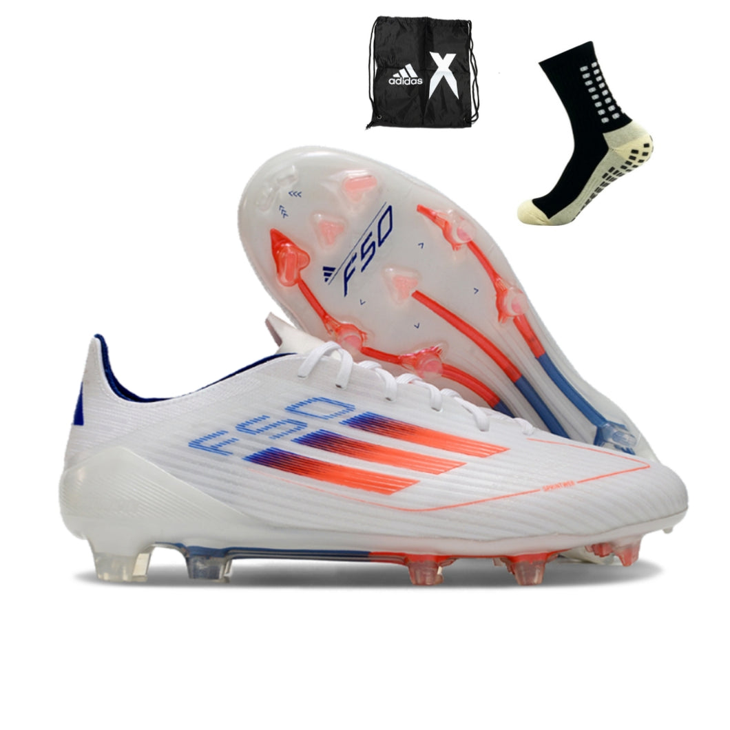 Adidas F50 Elite FG - Branco Azul