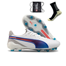 Carregar imagem no visualizador da galeria, Puma King FG/AG - Branco Azul
