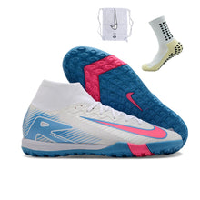 Carregar imagem no visualizador da galeria, Nike Air Zoom Superfly 10 Society Elite TF - Branco Azul Rosa
