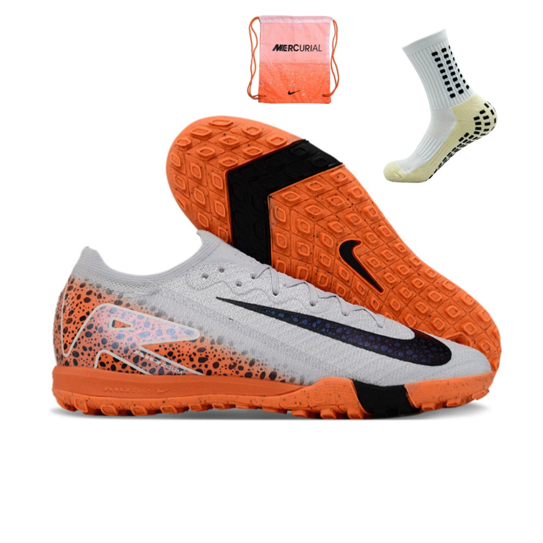 Nike Air Zoom Mercurial Vapor 16 Elite TF - Cinza Laranja