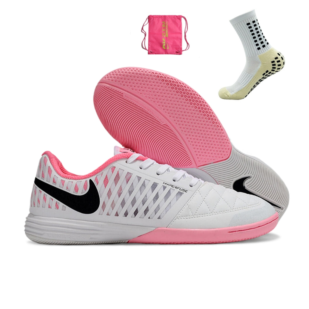 Nike Lunar Gato II Futsal - Branco Rosa