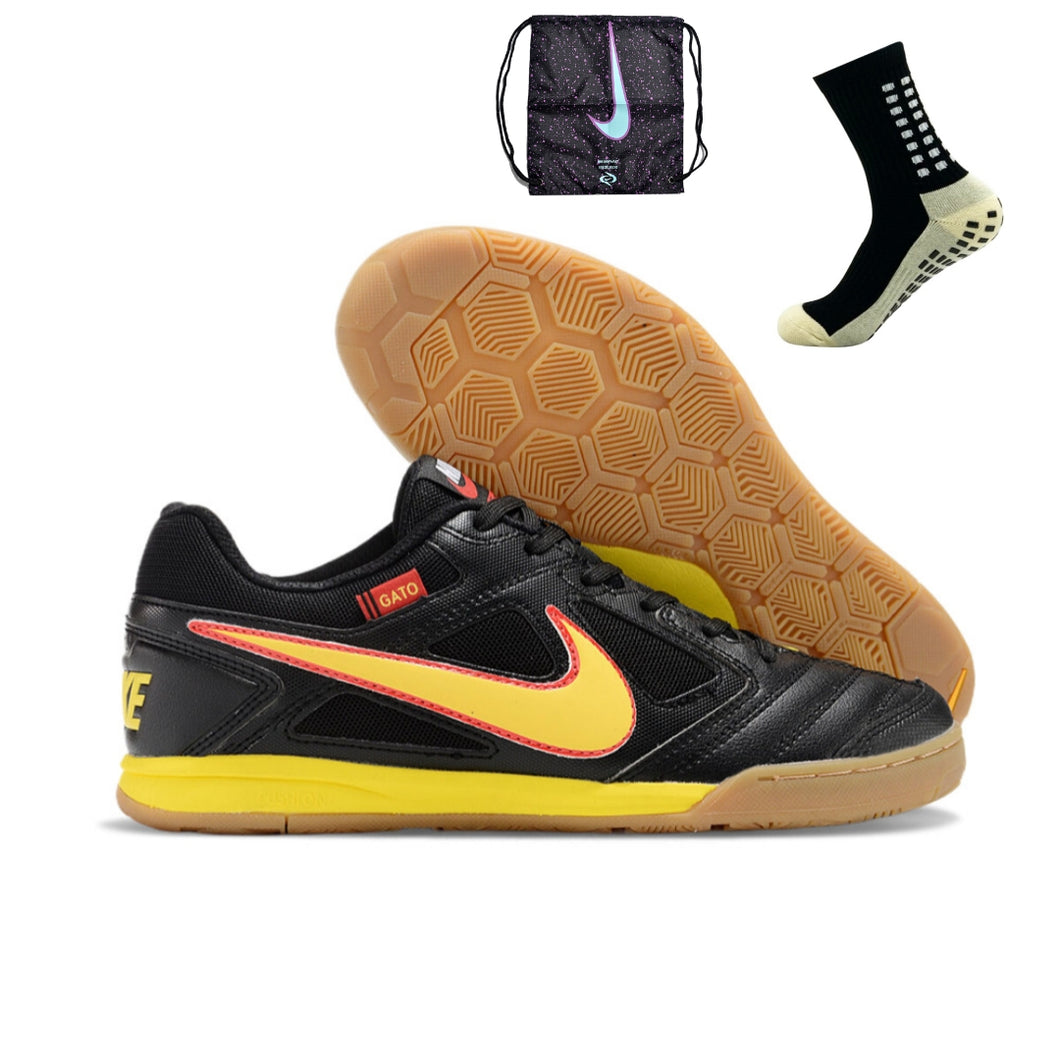 Nike SB Gato Futsal - Preto Amarelo