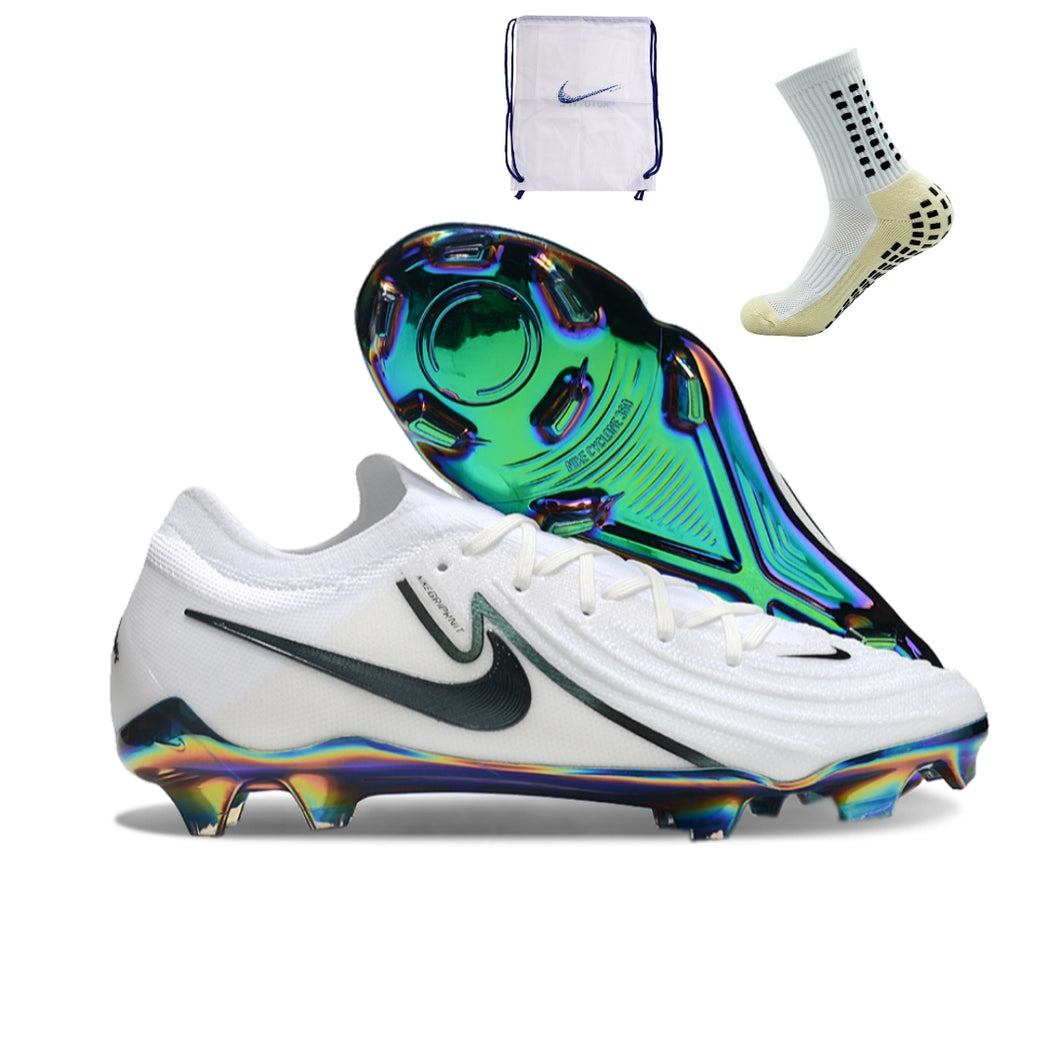 Nike Phantom GX2 Elite FG - Branco Verde Esmeralda