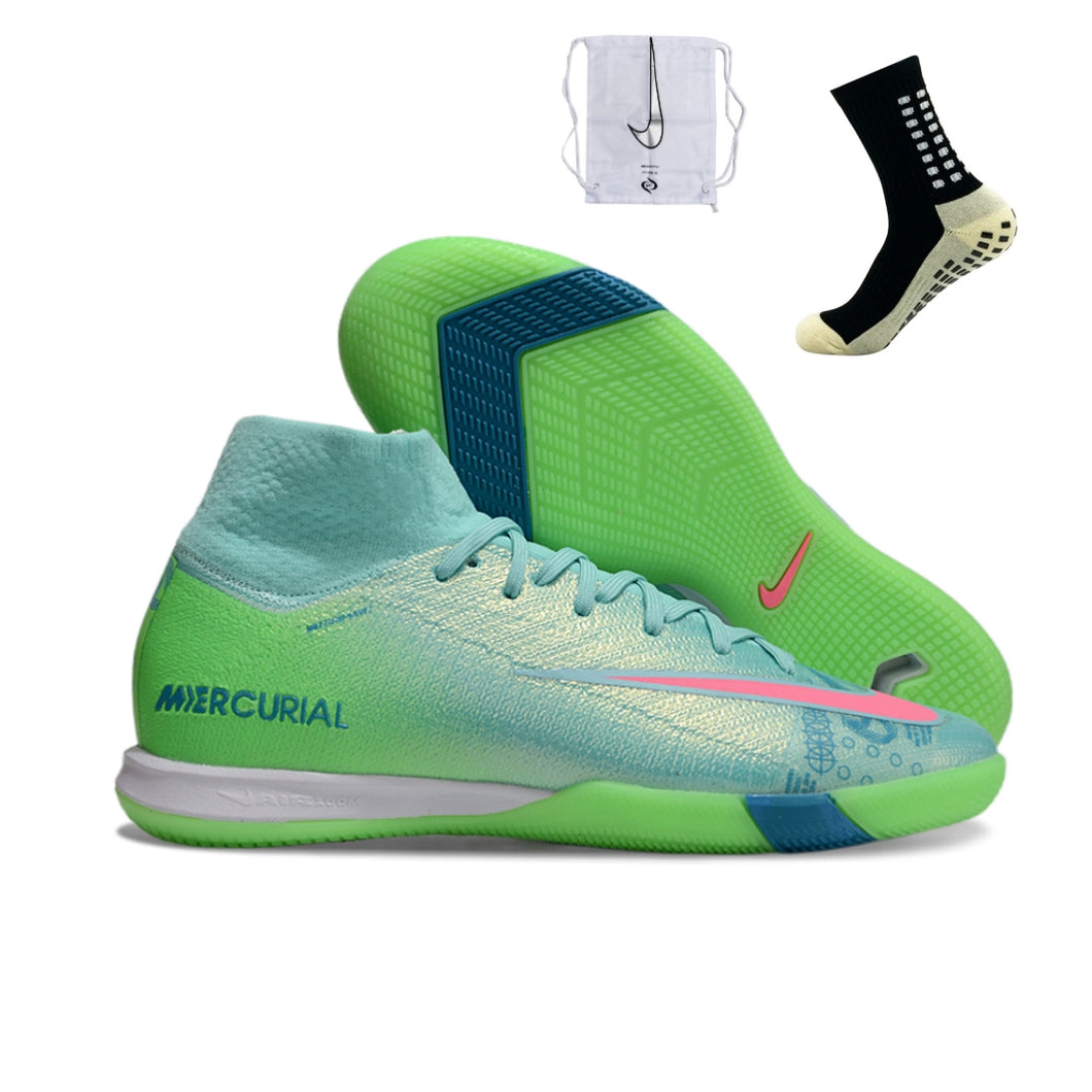 Nike Air Zoom Mercurial Superfly 10 Elite Futsal - Azul Verde