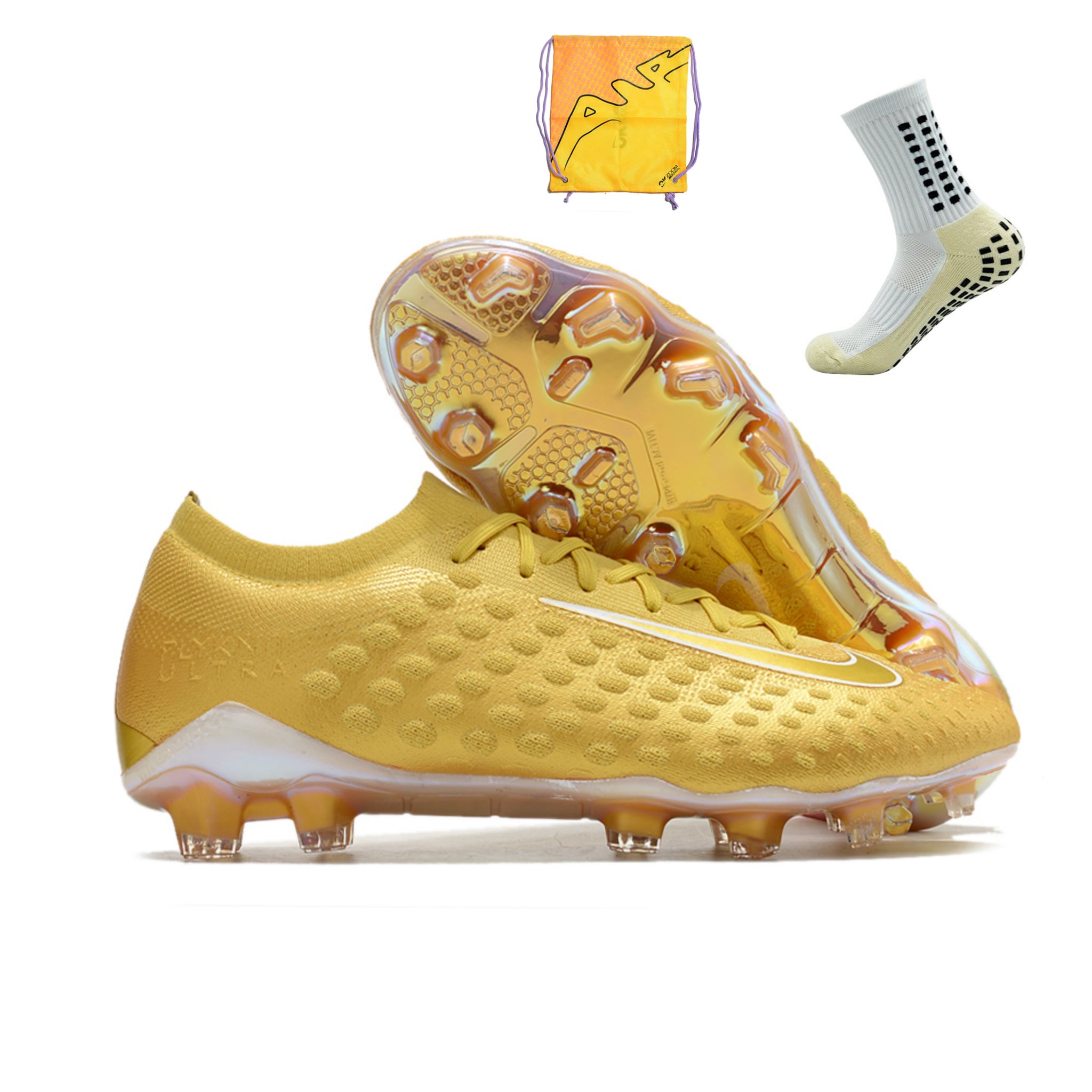 Nike Phantom Ultra Venom FG - Dourado – Acstorechuteiras