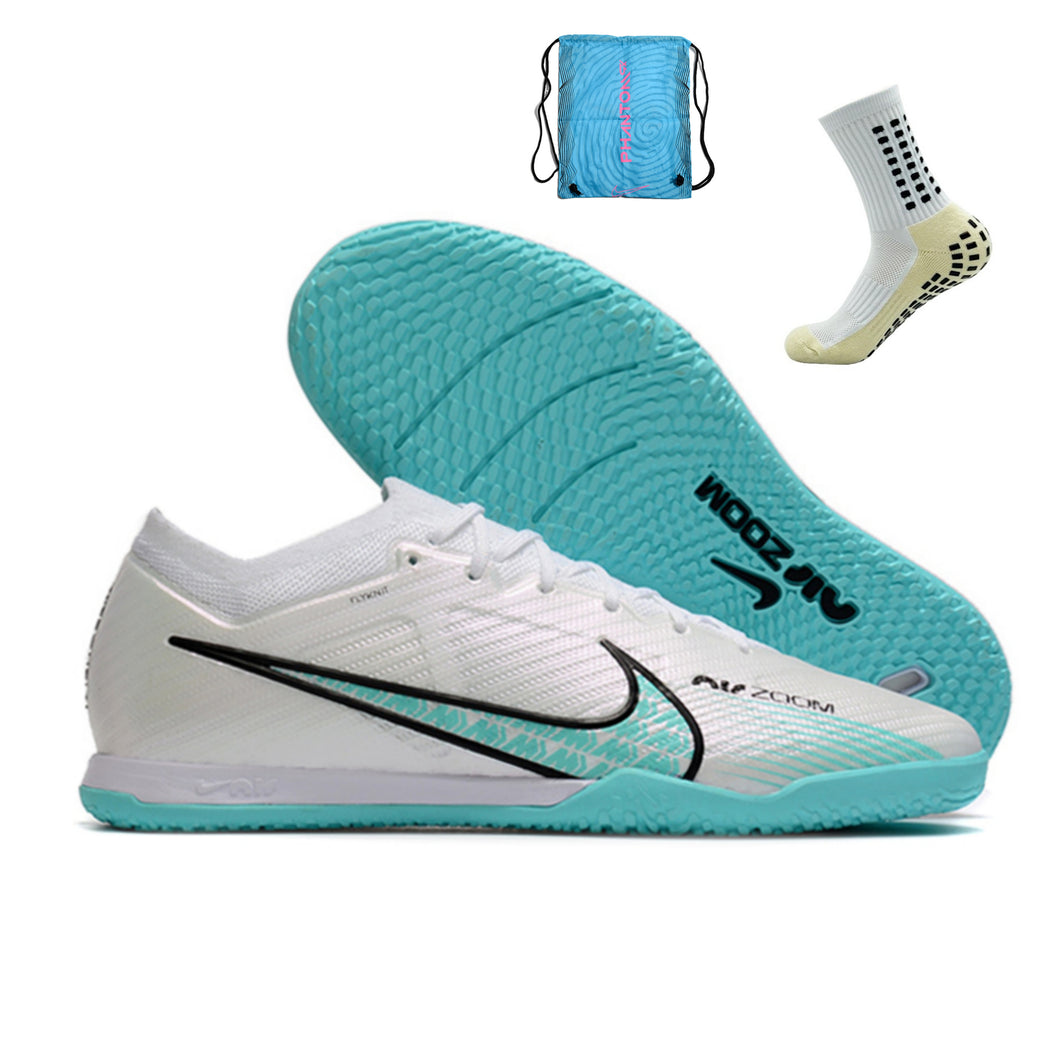 Nike Mercurial Air Zoom Vapor 15 Elite Futsal - Branco Azul