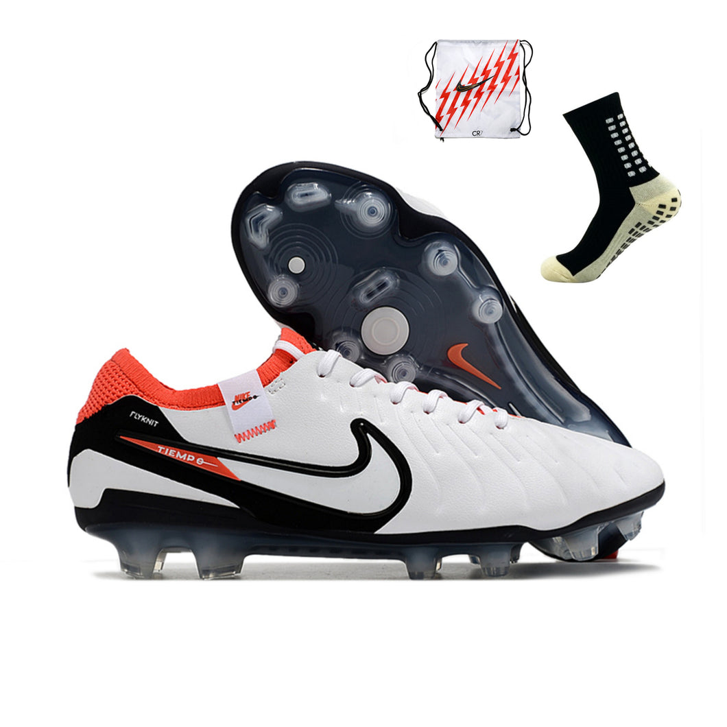 Nike Tiempo Legend X Elite FG - Branco Vermelho