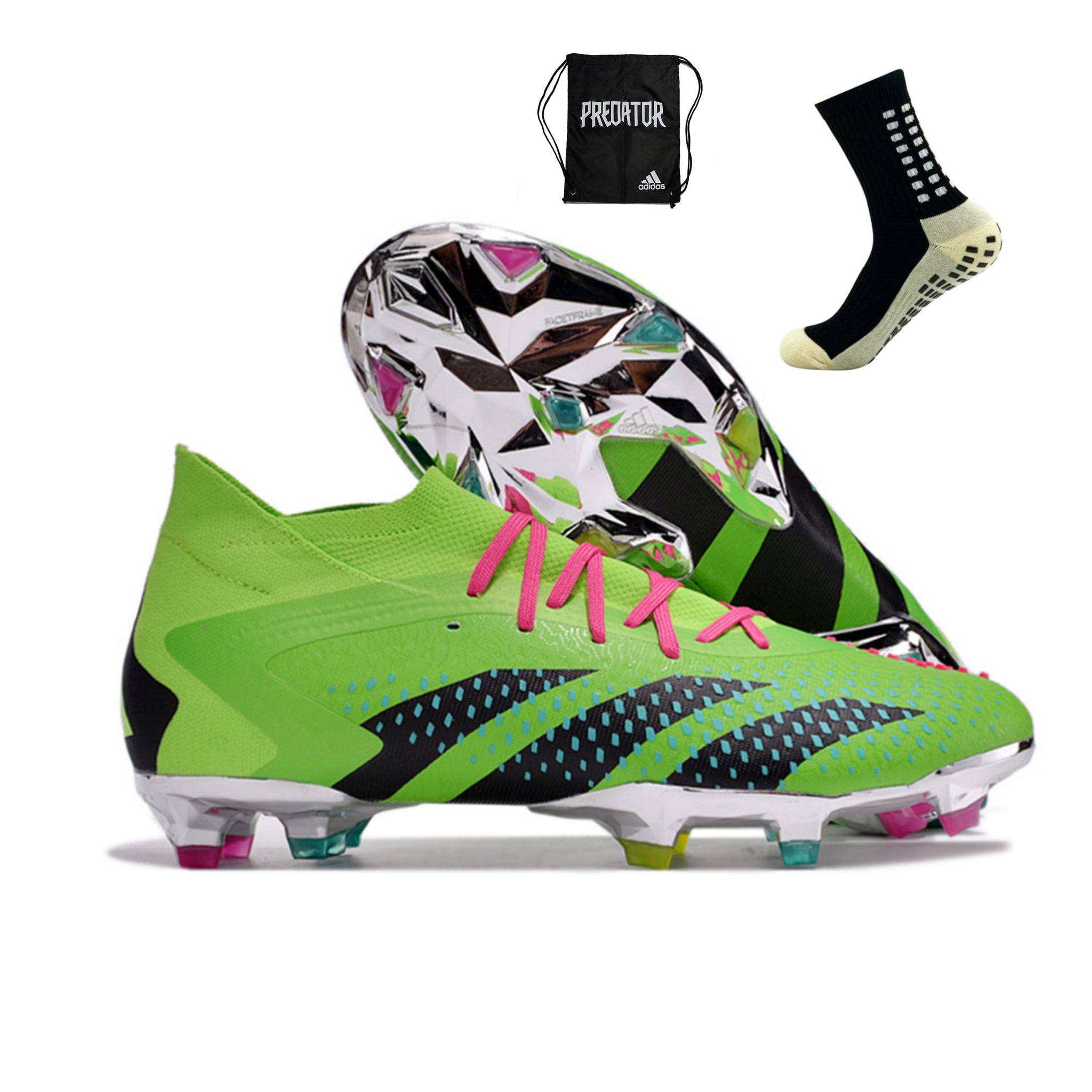 Adidas Predator Accuracy .1 FG - Verde Rosa – Acstorechuteiras
