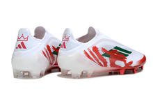 Carregar imagem no visualizador da galeria, Adidas F50 Elite Laceless FG - Branco Vermelho
