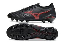Carregar imagem no visualizador da galeria, Mizuno Morelia Neo IV Made In Japan FG - Preto Vermelho
