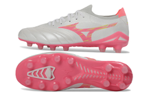 Carregar imagem no visualizador da galeria, Mizuno Morelia Neo IV Made In Japan FG - Branca Rosa
