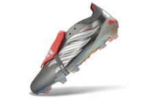 Carregar imagem no visualizador da galeria, Adidas Predator 26 Elite Tongue FG - Finishers Steel Prata
