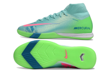 Carregar imagem no visualizador da galeria, Nike Air Zoom Mercurial Superfly 10 Elite Futsal - Azul Verde

