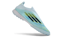 Carregar imagem no visualizador da galeria, Adidas F50 Elite Laceless Society - Azul Branco

