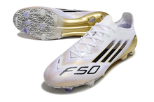 Carregar imagem no visualizador da galeria, Adidas F50 Elite FG - Branco Dourado

