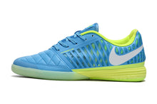 Carregar imagem no visualizador da galeria, Nike Feminina Lunar Gato II Futsal - Azul/verde
